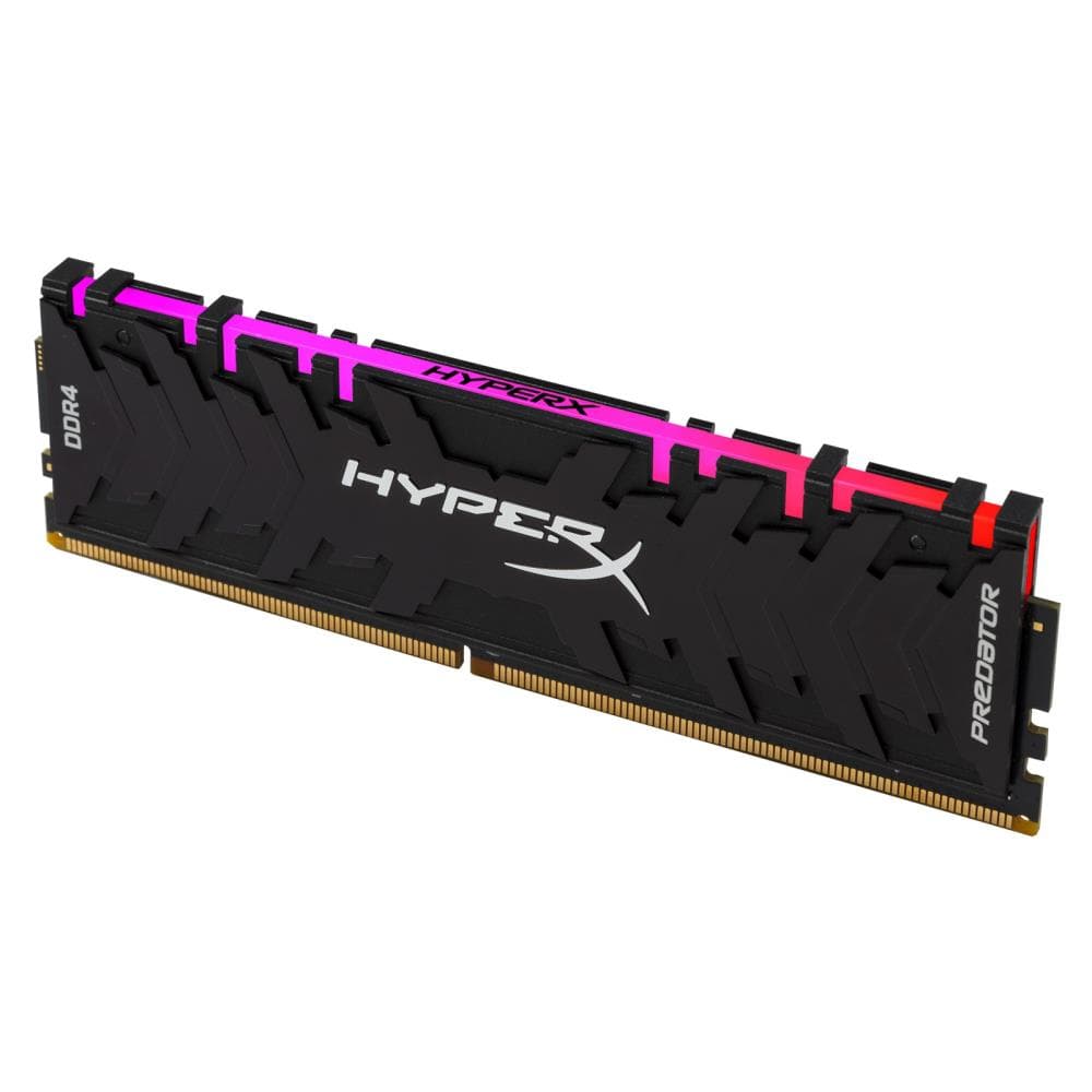Memorie DDR Kingston - gaming DDR4 8 GB, frecventa 2933 MHz, 1 modul, radiator, iluminare RGB, "HX429C15PB3A/8"