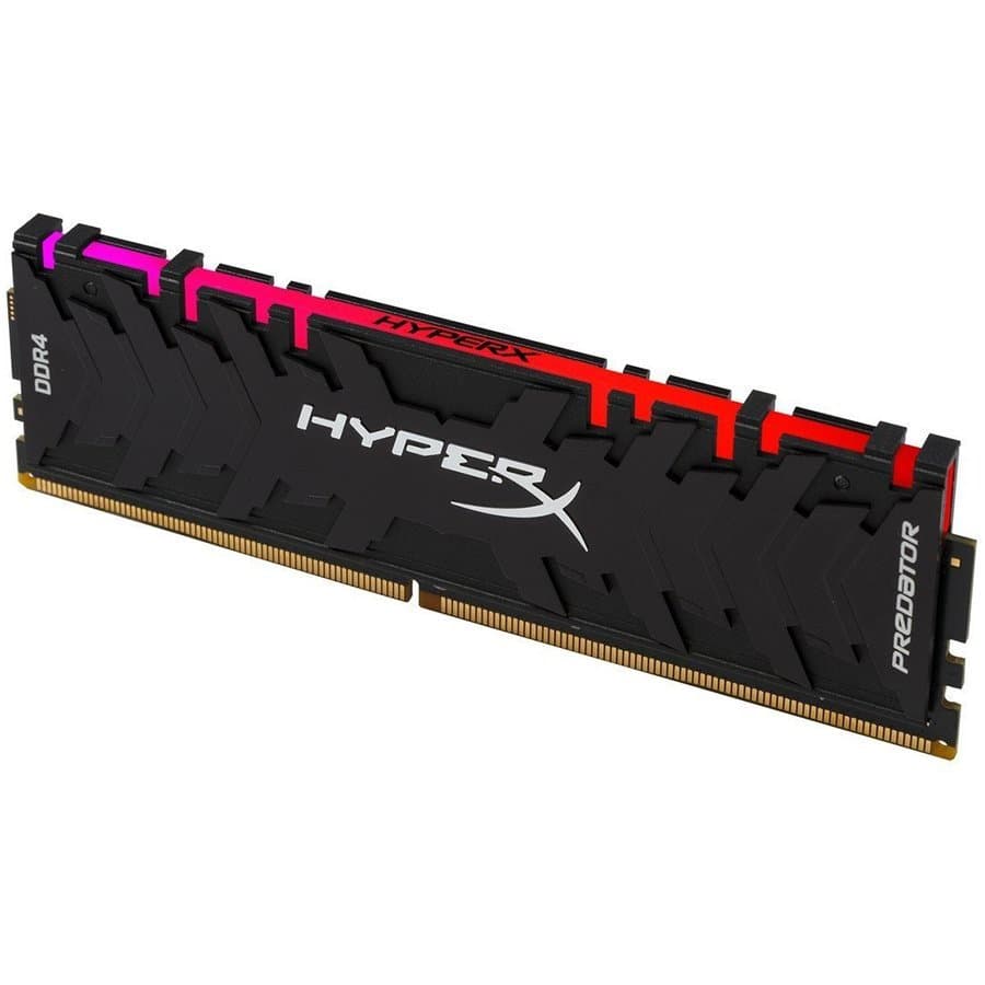 Memorie DDR Kingston - gaming DDR4 16 GB, frecventa 3200 MHz, 1 modul, radiator, iluminare RGB, "HX432C16PB3A/16"