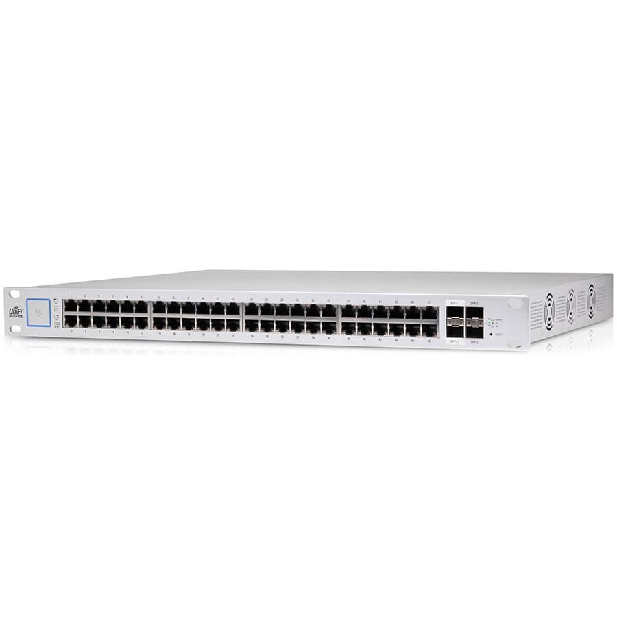 SWITCH PoE UBIQUITI, "UNIFI SWITCH 8"port Gigabit x 48, SFP SFP+ x 4, managed, rackabil, carcasa metalica, "US-48-500W"
