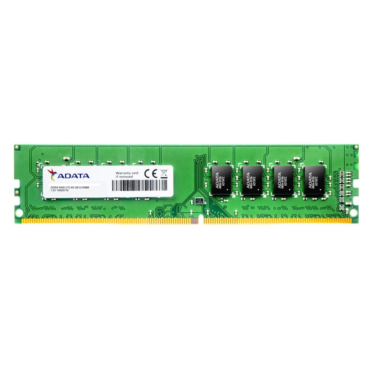Memorie DDR Adata DDR4 4 GB, frecventa 2400 MHz, 1 modul, "AD4U2400J4G17-R"
