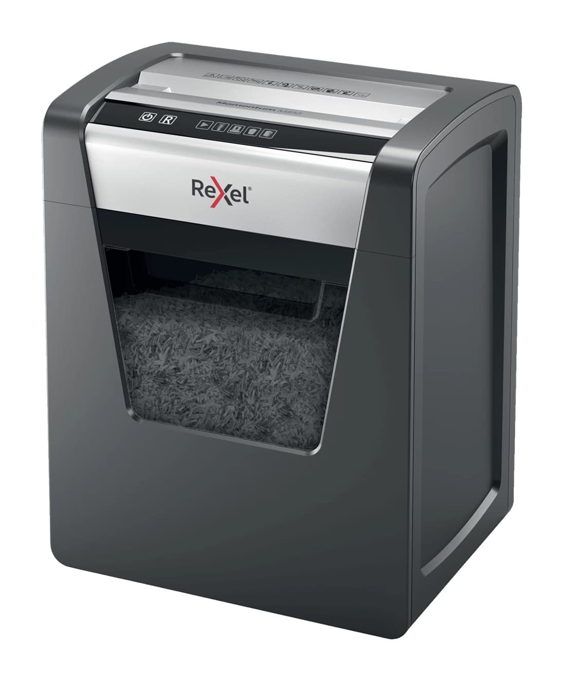 Distrugator manual documente MOMENTUM M510, 10 coli, P5, micro-cut (tip particule) Rexel "2104575EU" — miniatură