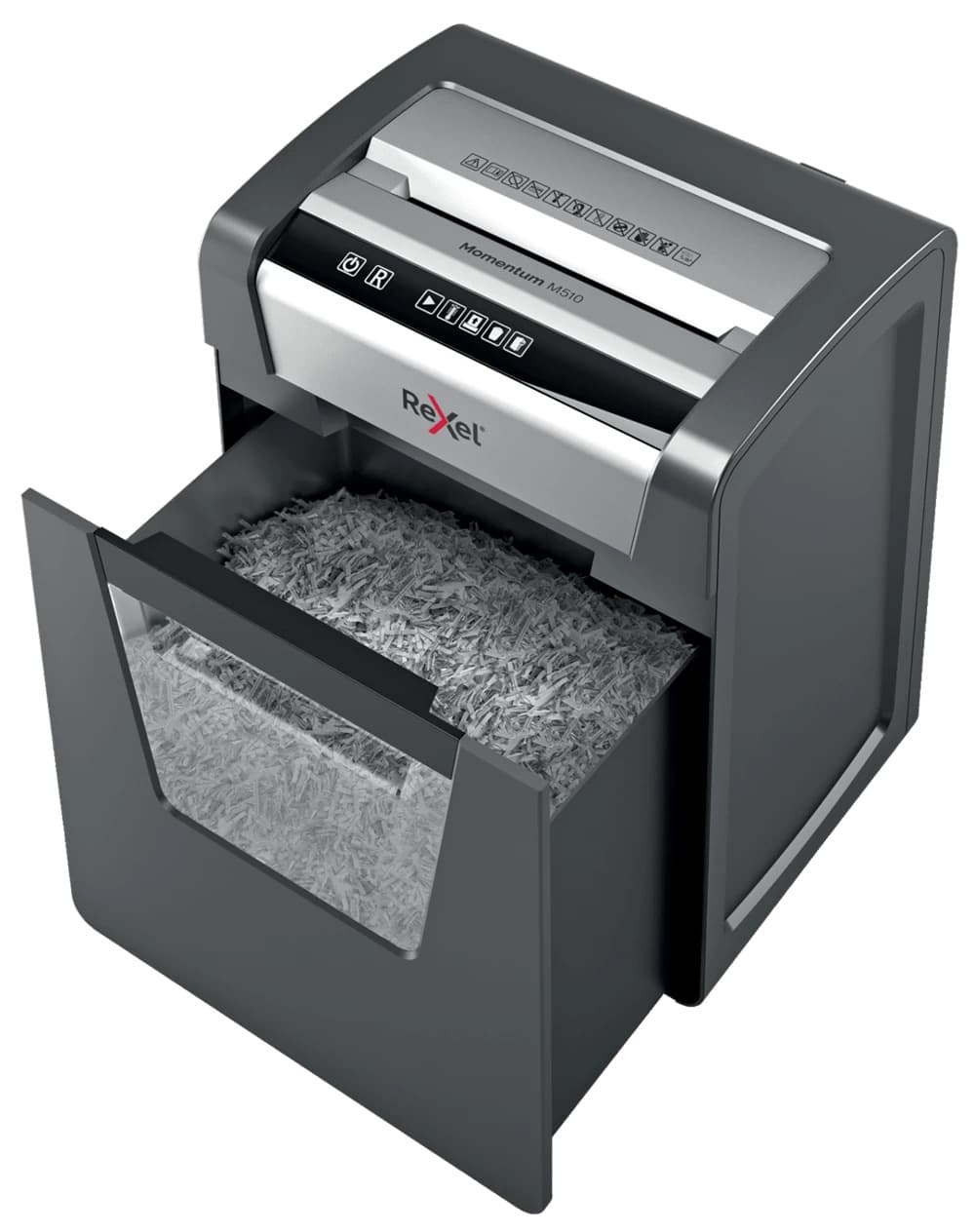 Distrugator manual documente MOMENTUM M510, 10 coli, P5, micro-cut (tip particule) Rexel "2104575EU" — miniatură