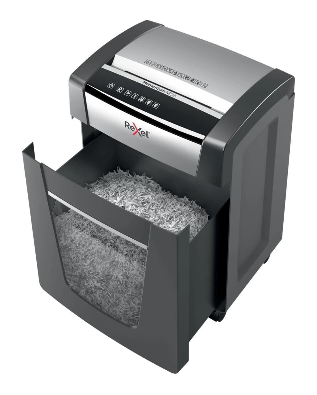 Distrugator manual documente MOMENTUM M515, 15 coli, P5, micro-cut (tip particule) Rexel "2104577EU" — miniatură
