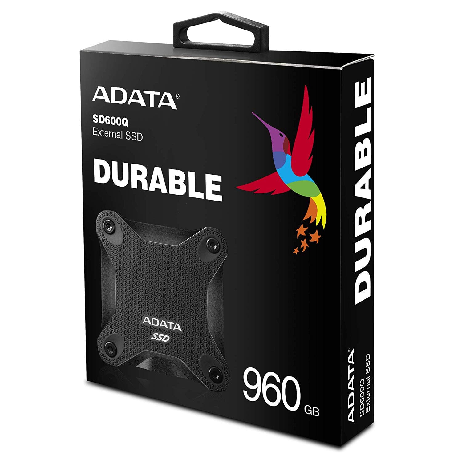 SSD extern ADATA SD600Q, 960 GB, 2.5 inch, USB 3.2, R/W: 440 MB/s, "ASD600Q-960GU31-CBK" — miniatură