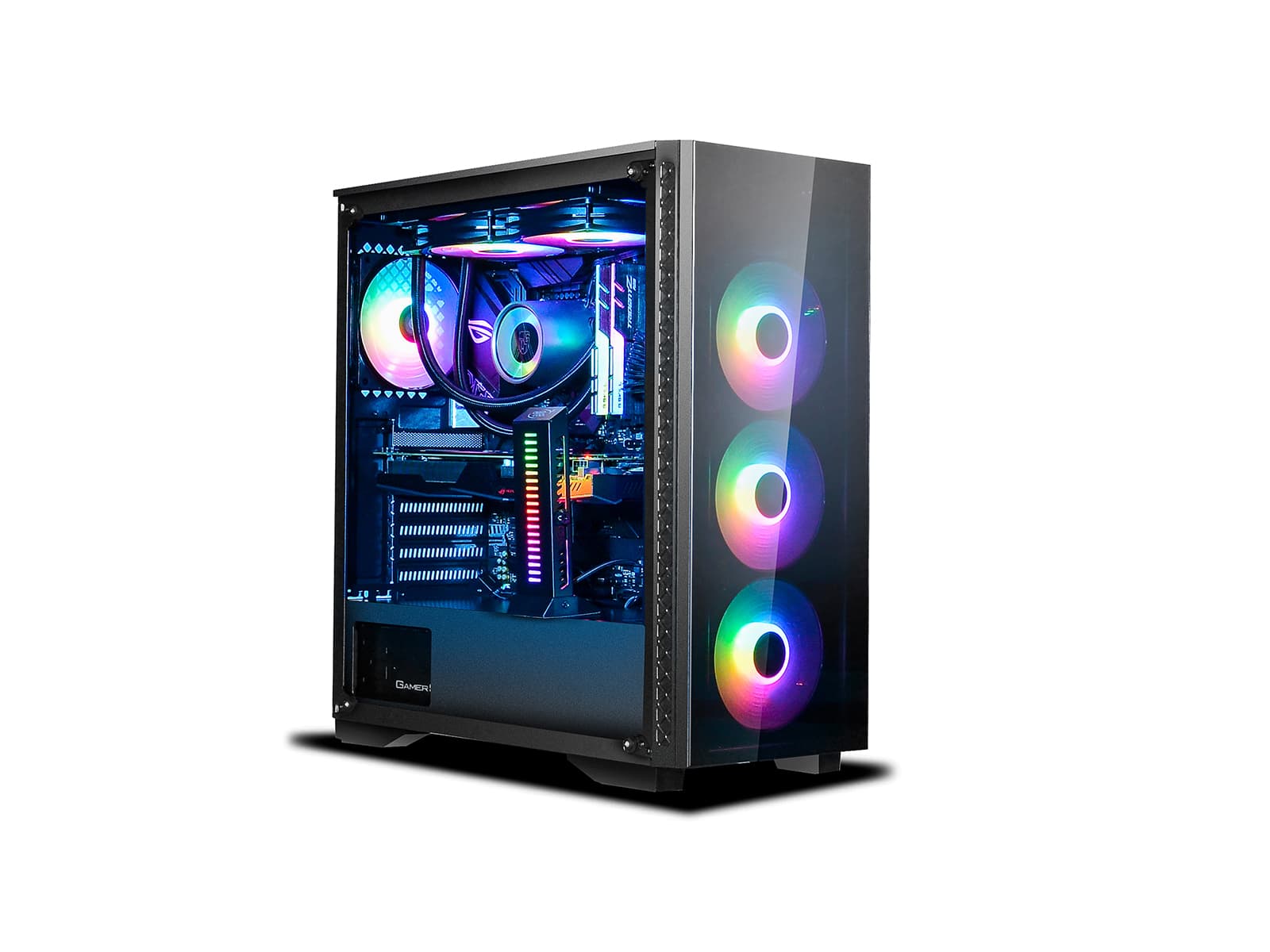 CARCASA DEEPCOOL MATREXX 50, Middle Tower E-ATX, fara sursa, sticla securizata, 1 x fan, USB 2.0 x 2, USB 3.0 x 1, Jack 3.5mm x 2, mesh, "DP-ATX-MATREXX50" — miniatură