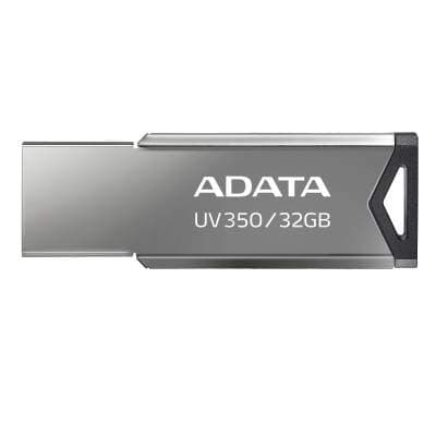MEMORIE USB 3.2 ADATA 32 GB, clasica, carcasa metalica, argintiu, "AUV350-32G-RBK" — miniatură