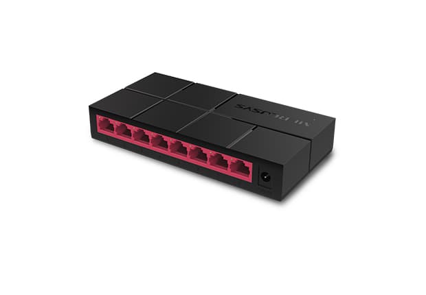 SWITCH MERCUSYS, porturi Gigabit x 8, unmanaged, carcasa plastic, "MS108G" — miniatură