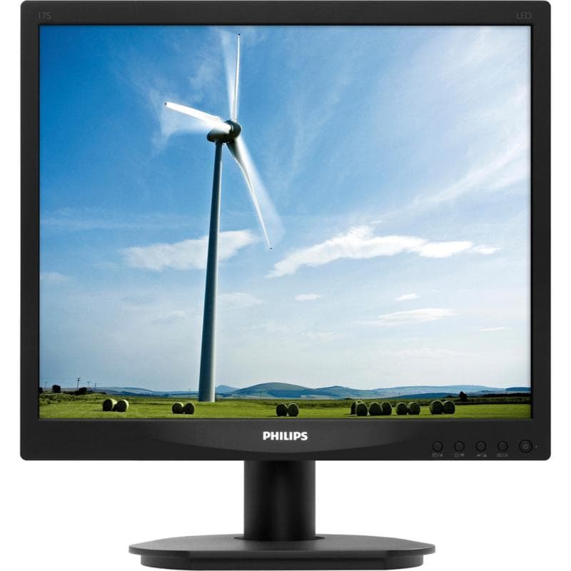 MONITOR PHILIPS 17", home, office, TN, SXGA (1280 x 1024), clasic, 250 cd/mp, 5 ms, VGA, DVI, "17S4LSB/00" — miniatură