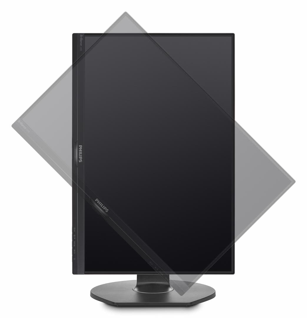 MONITOR PHILIPS 24.1", home, office, IPS, Full HD+ (WUXGA) (1920 x 1200), Wide, 300 cd/mp, 5 ms, VGA, HDMI, DisplayPort, "240B7QPJEB/00" — miniatură