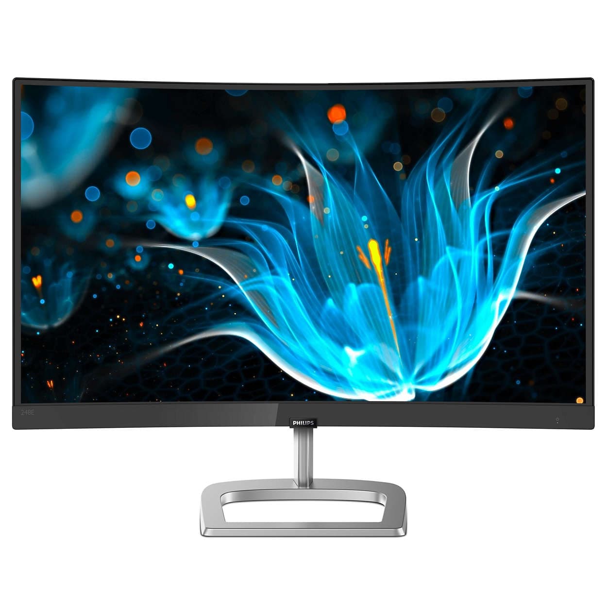 MONITOR PHILIPS 23.6", home, office, VA, Full HD (1920 x 1080), Wide, curbat, 250 cd/mp, 4 ms, VGA, HDMI x 2, "248E9QHSB/00"