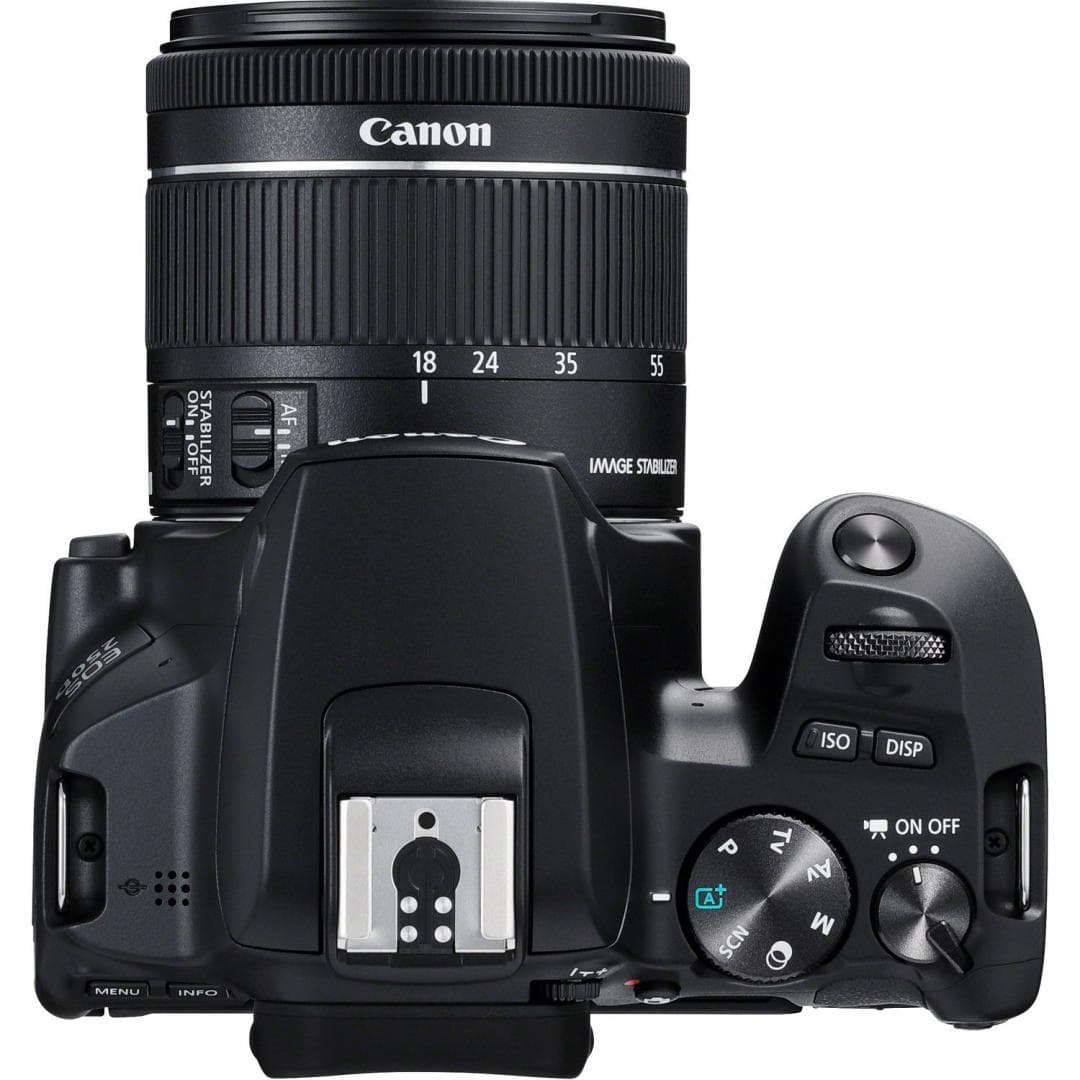 Camera foto CANON DSLR EOS 250D+18-55 IS STM kit,24.1MP,Dual Pixel CMOS,LCD 3" rabatabil,DIGIC 8,ISO Auto,filmare 4K,Full HD 50fps,HDMI mini,WI-FI,BT,Li-ion LP-E17 "3454C007AA" — miniatură