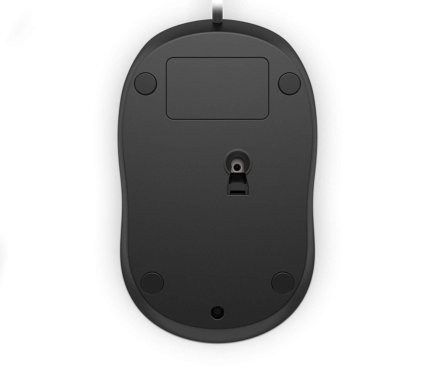 MOUSE HP, "X1000", PC sau NB, cu fir, USB, optic, 1200 dpi, butoane/scroll 3/1, negru, "4QM14AA" — miniatură