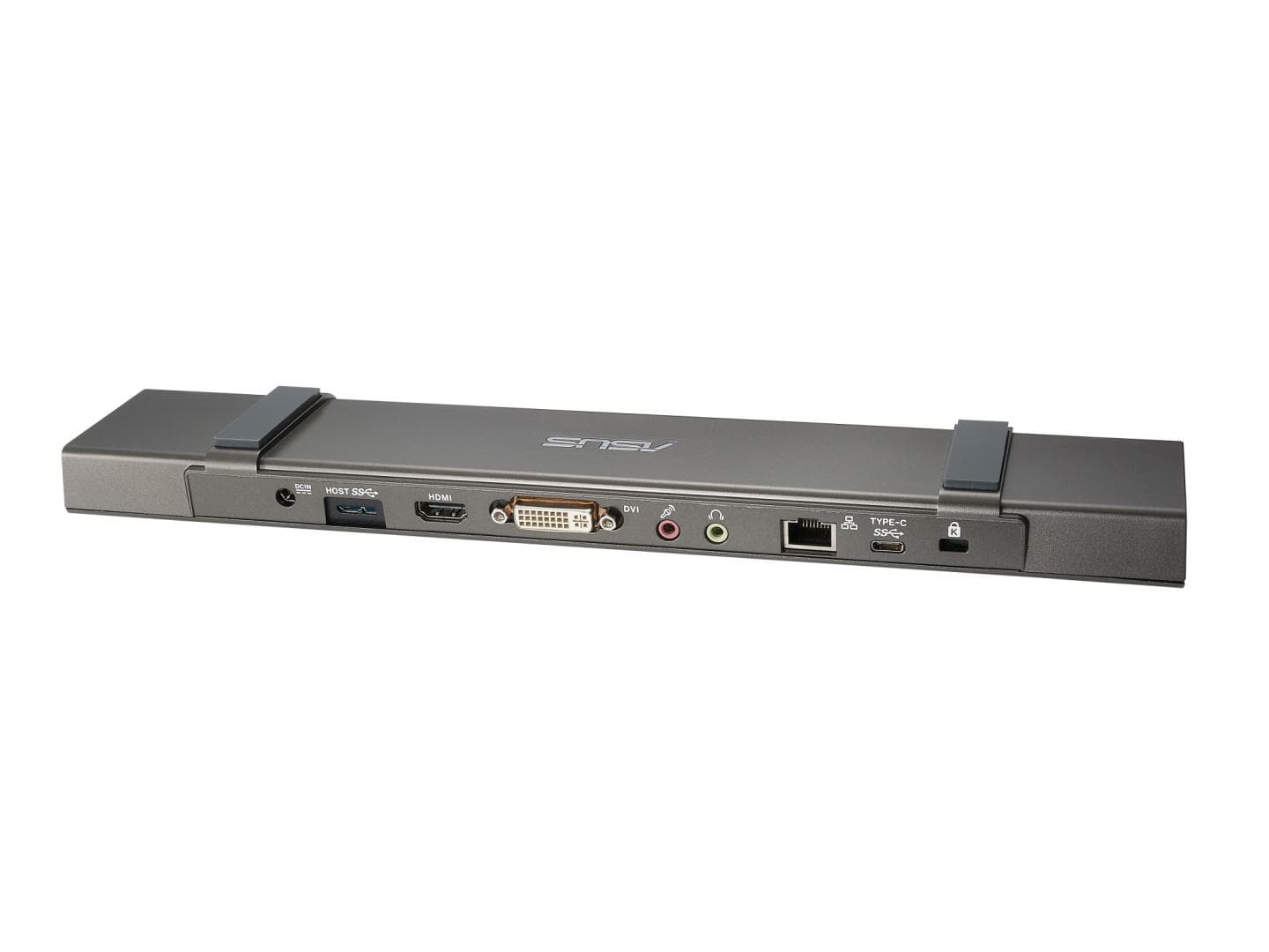 DOCKING Station ASUS compatibil ASUS, conectare PC prin andocare la NB, USB 3.0 x 4, USB Type C x 1, RJ-45, negru, "90XB04AN-BDS000" — miniatură