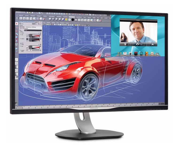 MONITOR PHILIPS 32", grafica, VA, WQHD (2560 x 1440), Wide, 300 cd/mp, 4 ms, VGA, DVI, HDMI, DisplayPort, "BDM3270QP/01"