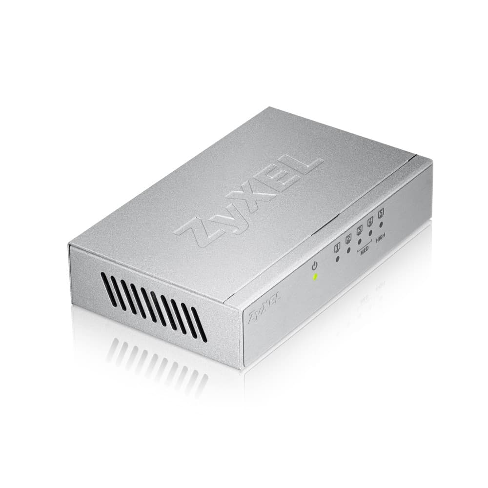 SWITCH ZYXEL, GS-105B V3, porturi Gigabit x 5, managed carcasa metalica, "GS-105BV3-EU0101F" — miniatură