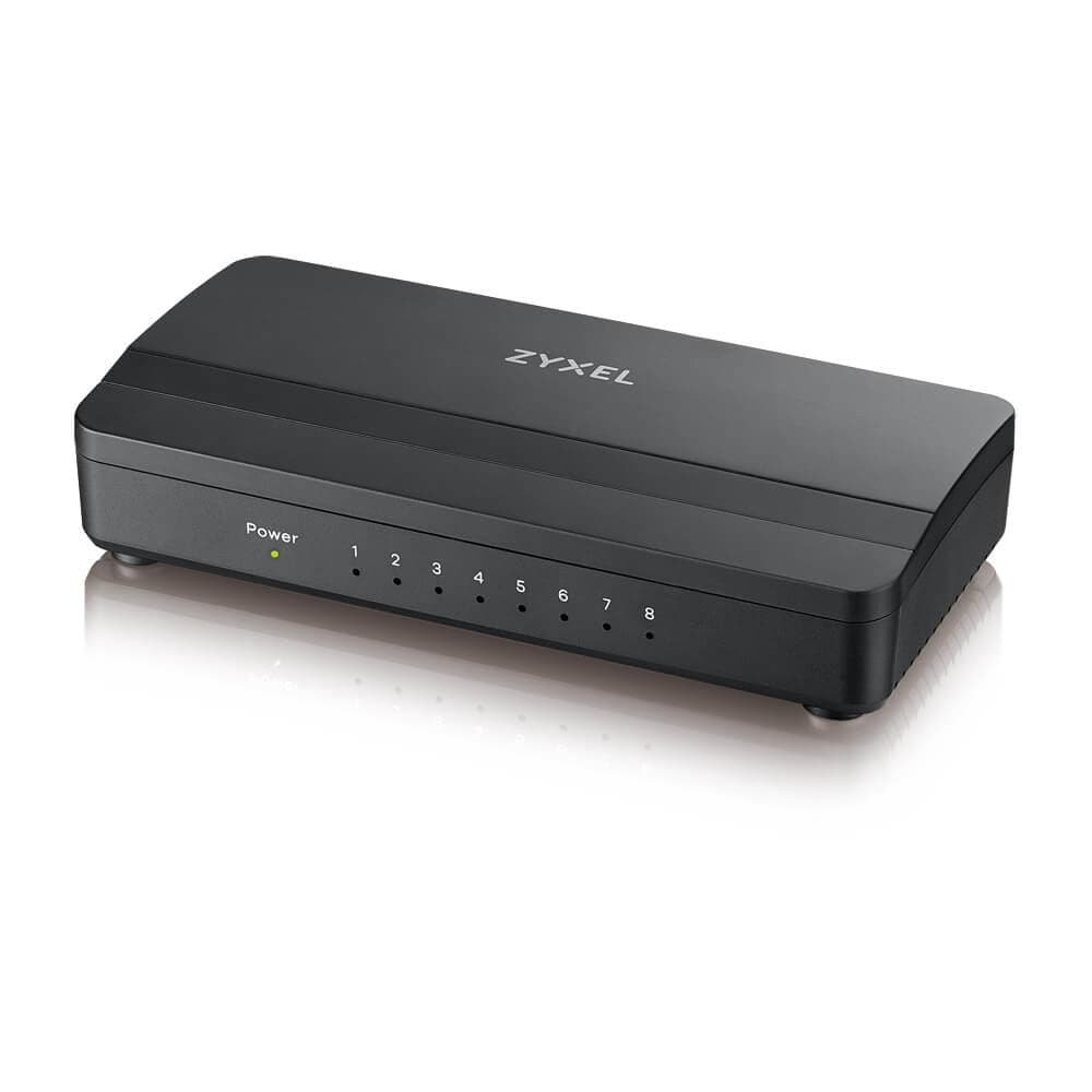 SWITCH ZYXEL, GS-108SV2, porturi Gigabit x 8, managed carcasa plastic, "GS-108SV2-EU0101F"