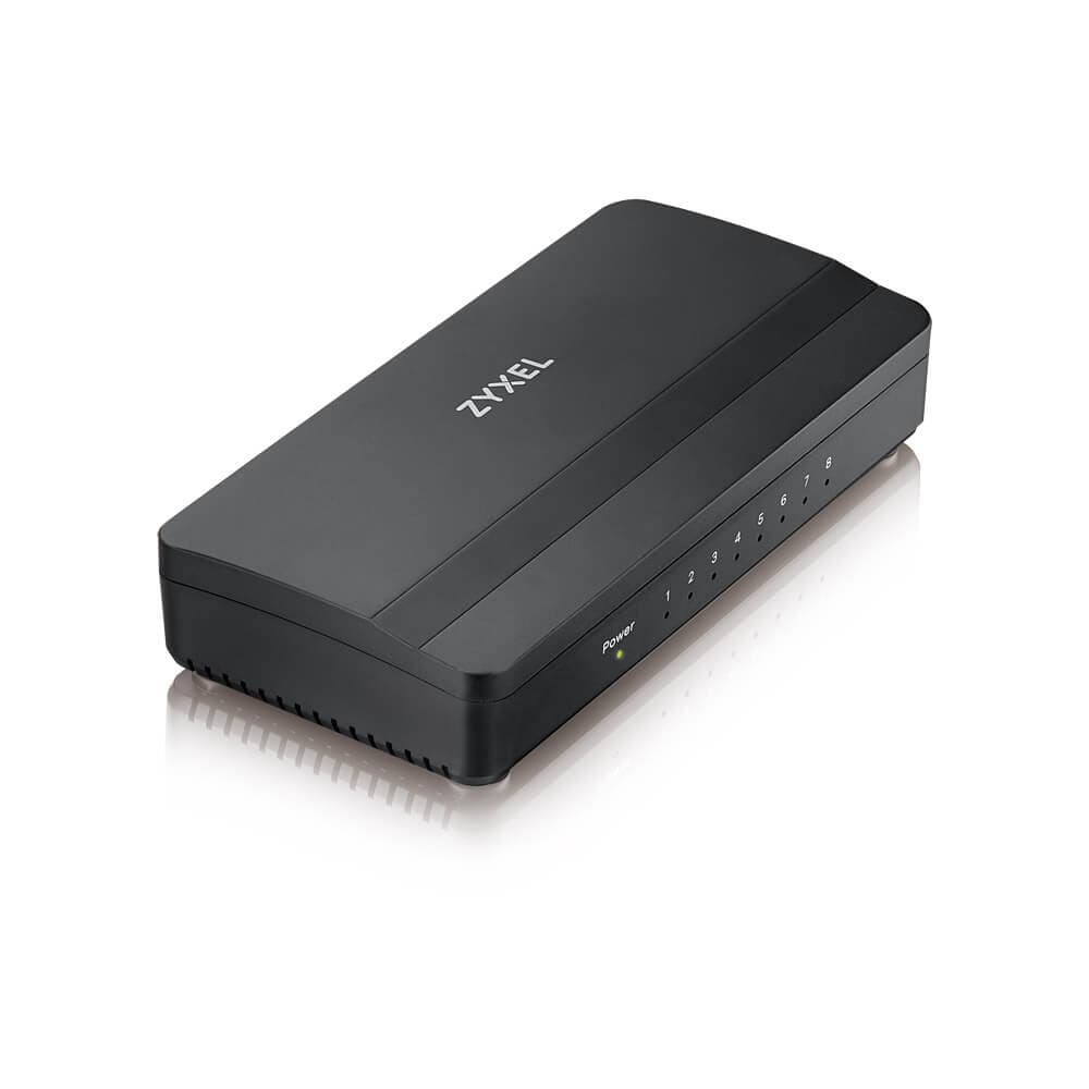 SWITCH ZYXEL, GS-108SV2, porturi Gigabit x 8, managed carcasa plastic, "GS-108SV2-EU0101F" — miniatură