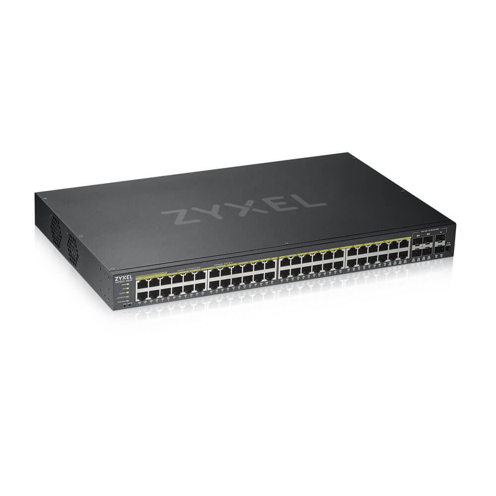 SWITCH PoE ZYXEL, "GS1920-48HPv2"port Gigabit x 48, SFP SFP x 6, managed, rackabil, carcasa metalica, "GS192048HPV2-EU010"