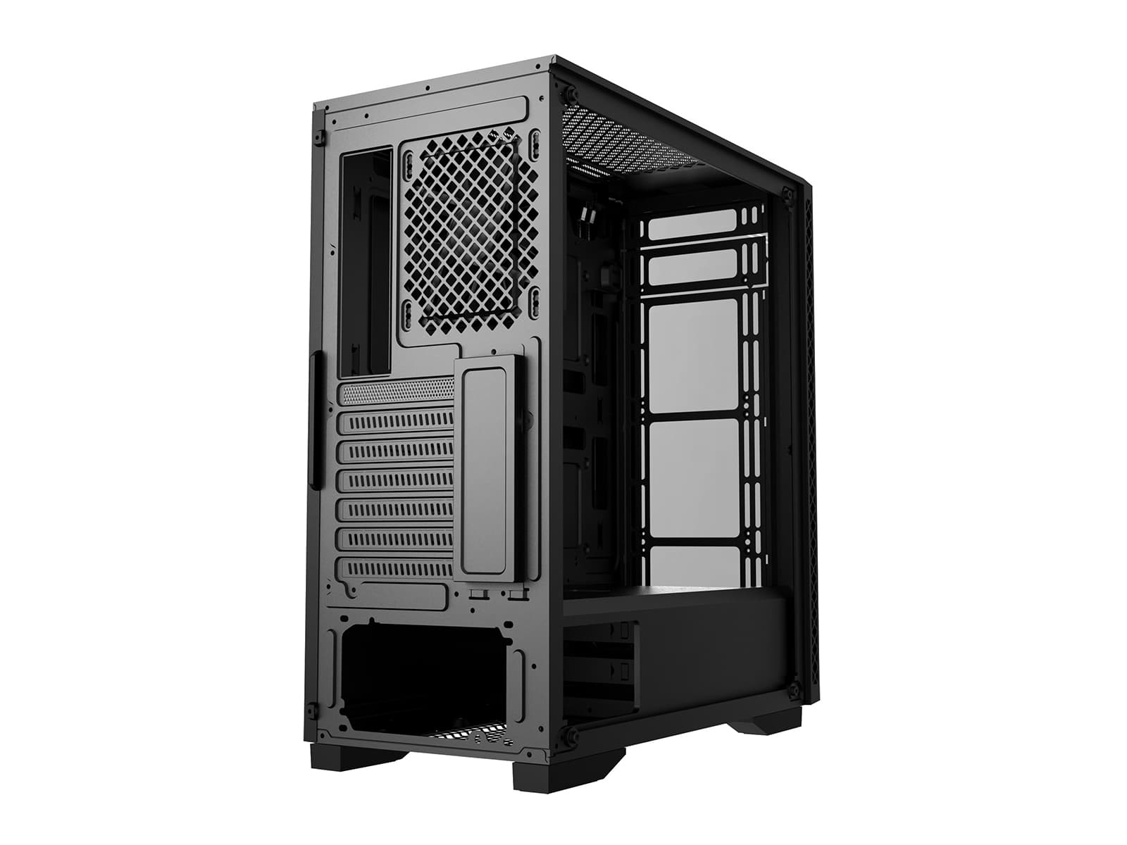 CARCASA DEEPCOOL MATREXX 50, Middle Tower E-ATX, fara sursa, sticla securizata, 1 x fan, USB 2.0 x 2, USB 3.0 x 1, Jack 3.5mm x 2, mesh, "DP-ATX-MATREXX50" — miniatură