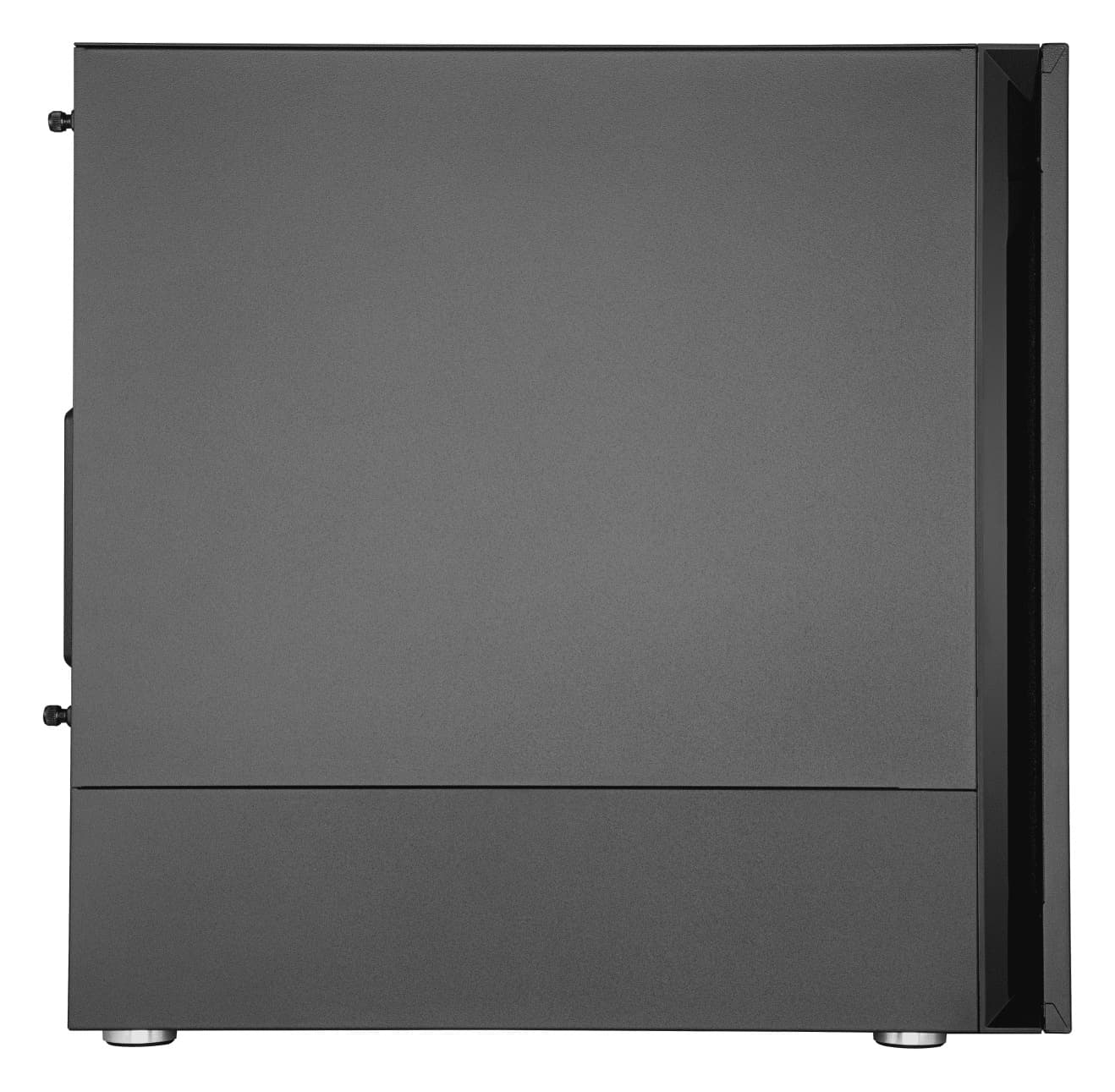 CARCASA Cooler Master, Mini Tower, mATX, "Silencio S400", fara sursa, sticla securizata, 2 x fan, USB 3.0 x 2, Jack 3.5mm x 1, card reader, mesh, "MCS-S400-KG5N-S00" — miniatură