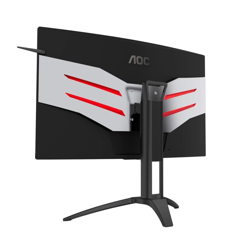 MONITOR AOC 31.5" gaming, VA, WQHD (2560 x 1440), Wide, curbat, 400 cd/mp, 4 ms, VGA, HDMI x 2, DisplayPort x 2, "AG322QC4" — miniatură