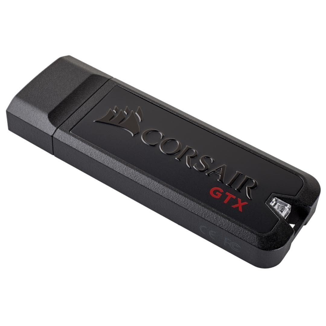 MEMORIE USB 3.1 CORSAIR 256 GB, cu capac, carcasa plastic, negru, "CMFVYGTX3C-256GB" — miniatură