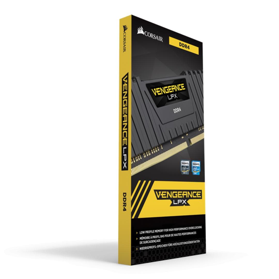 Memorie DDR Corsair DDR4 8 GB, frecventa 2666 MHz, 1 modul, radiator, "CMK8GX4M1A2666C16" — miniatură