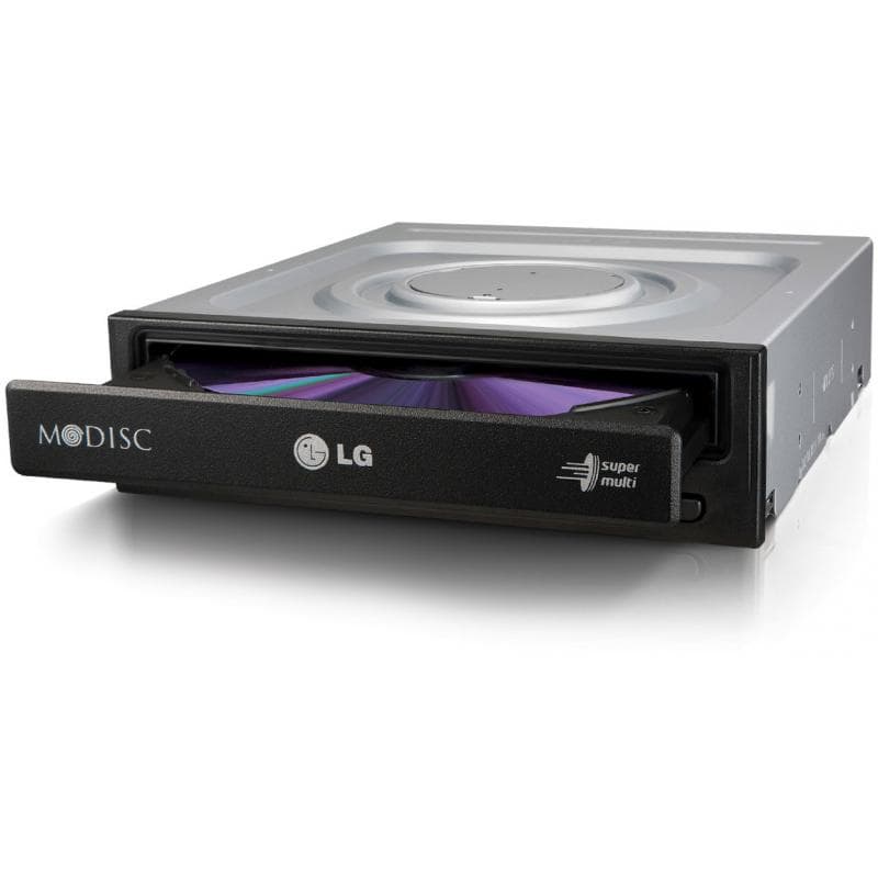 DVD-RW intern, LG, interfata S-ATA, negru, "GH24NSD5" — miniatură