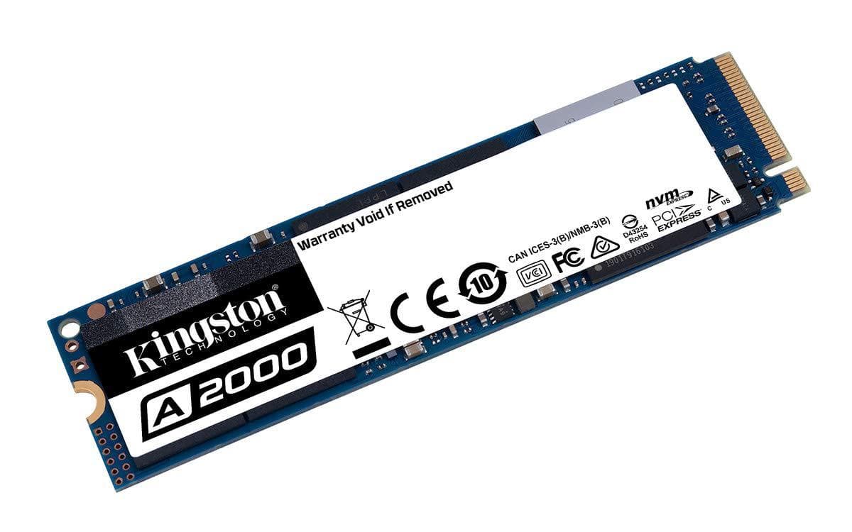 SSD KINGSTON, A2000, 250 GB, M.2, PCIe Gen3.0 x4, 3D Nand, R/W: 2000/1100 MB/s, "SA2000M8/250G"
