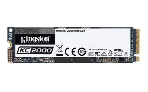 SSD KINGSTON, KC2000, 1 TB, M.2, PCIe Gen3.0 x4, 3D TLC Nand, R/W: 3200/2200 MB/s, "SKC2000M8/1000G"