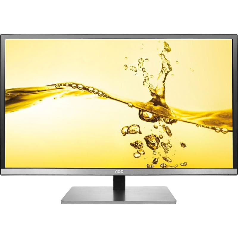 MONITOR AOC 31.5", home, office, VA, 4K UHD (3840 x 2160), Wide, 300 cd/mp, 4 ms, VGA, DVI, HDMI, DisplayPort, "U3277FWQ" — miniatură