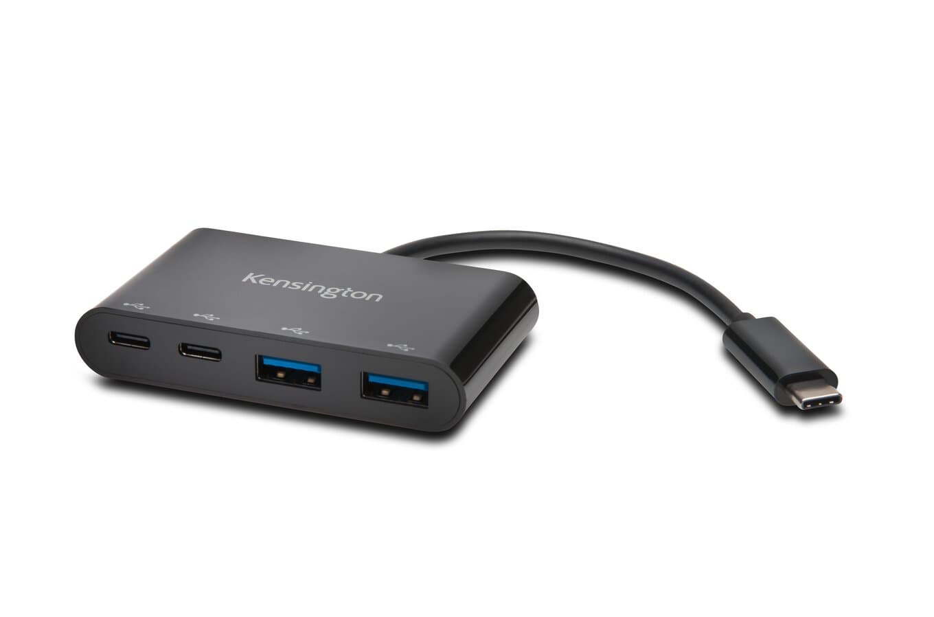 HUB extern KENSINGTON, porturi USB: USB 3.0 x 2, USB 3.1 Type C x 2, conectare prin USB 3.1 Type C, cablu 0.1 m, negru, "K39124EU"