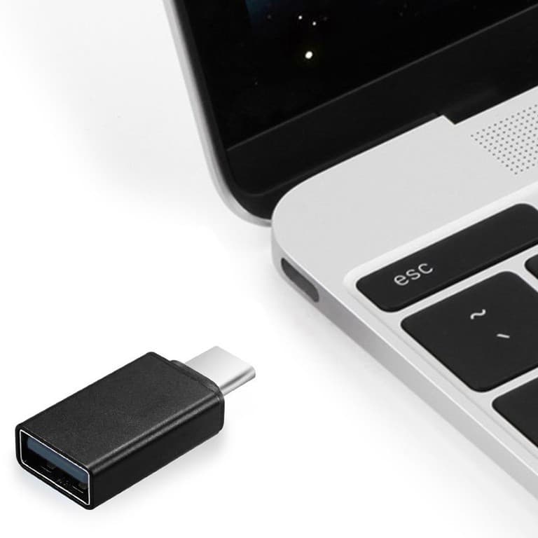 ADAPTOR GEMBIRD, pt. smartphone, USB 2.0 Type-C (T) la USB 2.0 (M), negru, "A-USB2-CMAF-01"