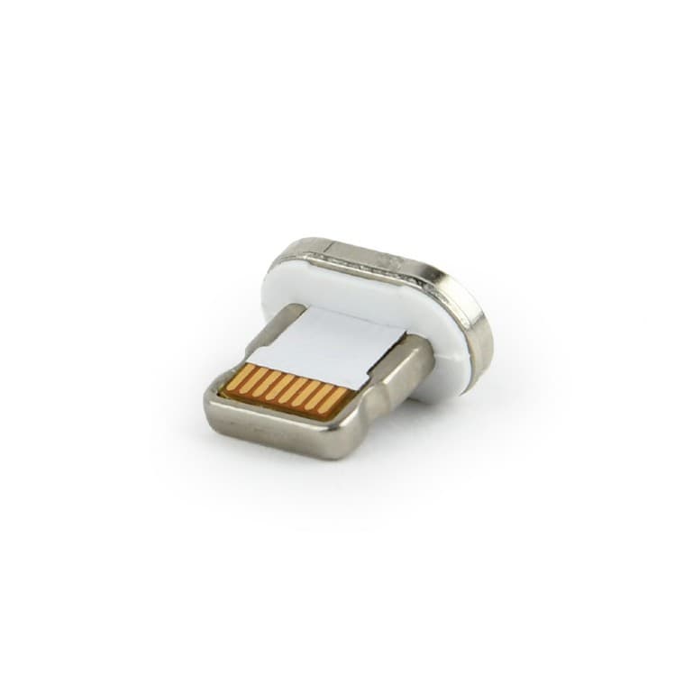 CAP MAGNETIC pt. cablu GEMBIRD, USB 2.0, Lightning (T), alb, "CC-USB2-AMLM-8P"