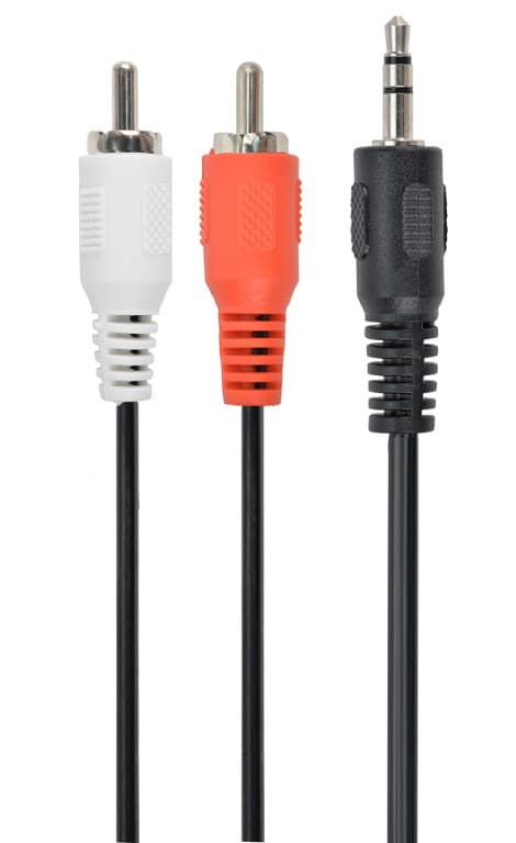 CABLU audio GEMBIRD stereo (3.5 mm jack la 2 x RCA), 1.5m "CCA-458"