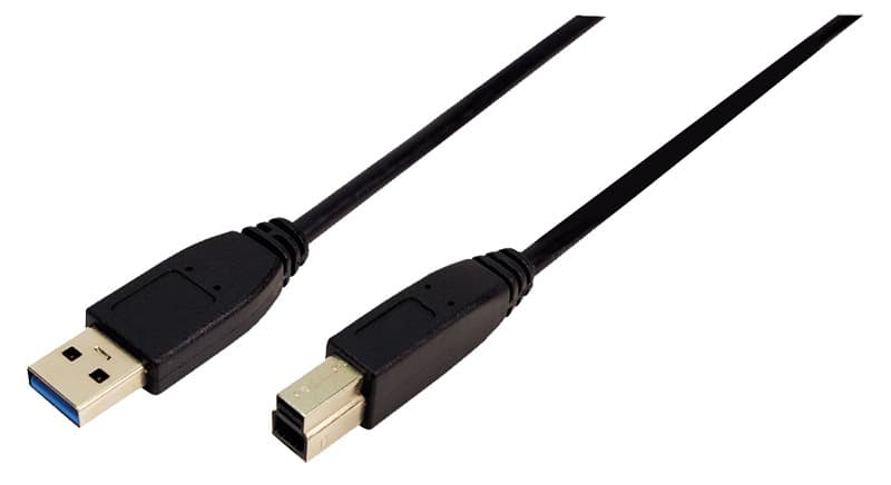 CABLU USB LOGILINK, USB 3.0 (T) la USB 3.0 Type-B (T), 1m, black, "CU0023"