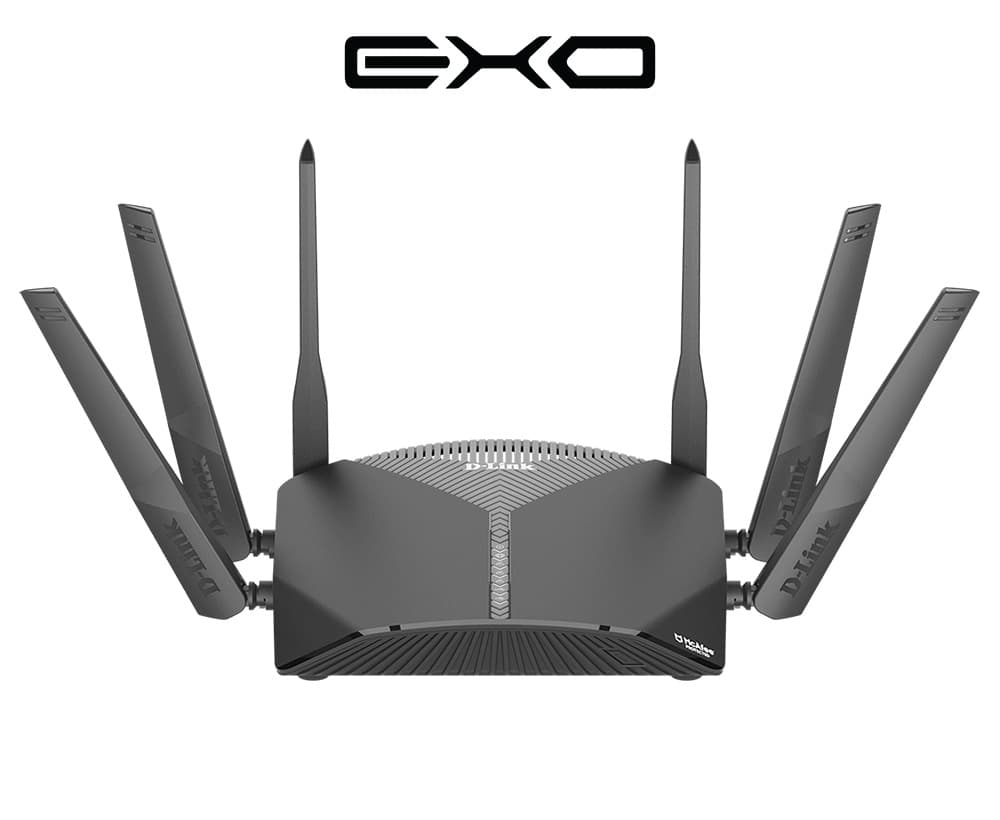 ROUTER D-LINK wireless 3000Mbps, 4 porturi Gigabit, 6 antene externe, Tri Band AC3000, 1xUSB3.0, 1xUSB2.0, MU-MIMO "DIR-3060" — miniatură