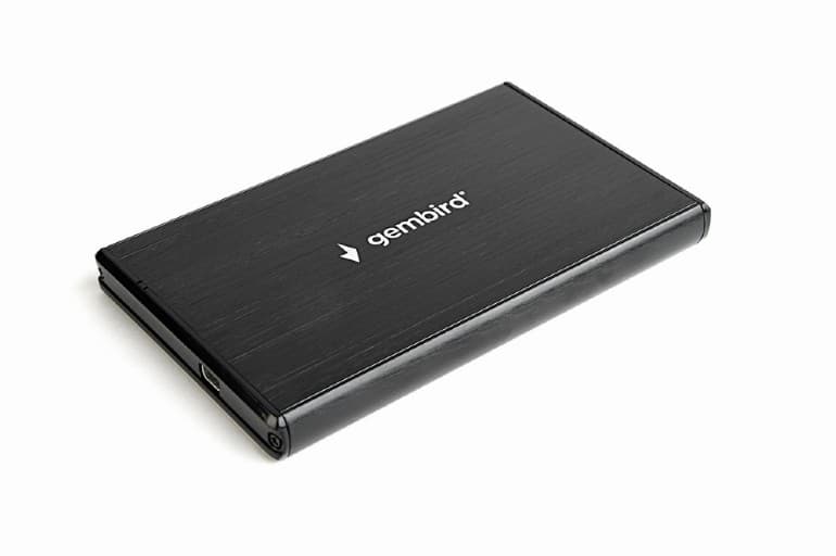 RACK extern pt. HDD/ SSD 2.5", GEMBIRD, interfata S-ATA, interfata PC: USB 3.0, negru, aluminiu, "EE2-U3S-3" — miniatură