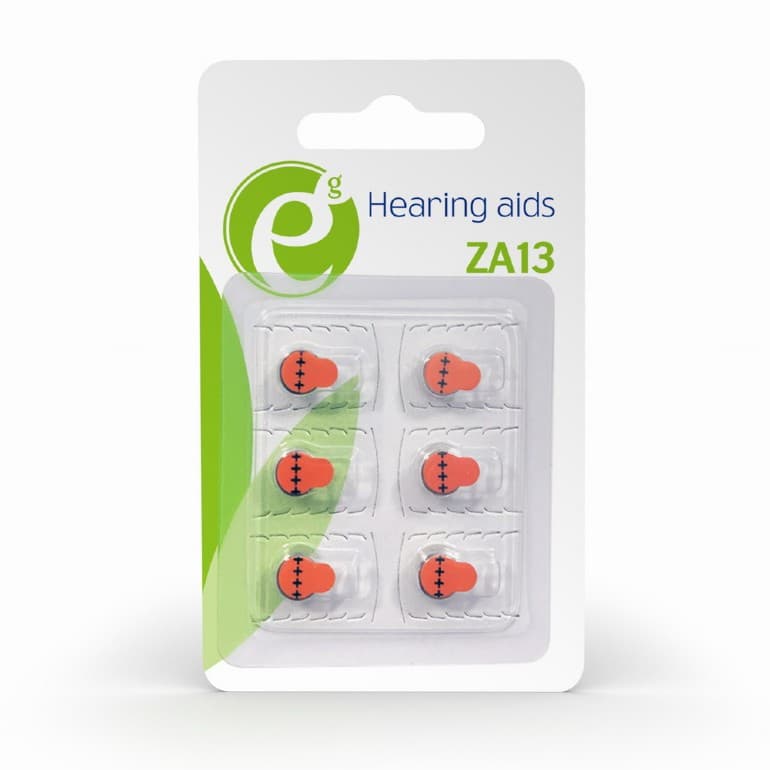 BATERIE GEMBIRD, butoni (ZA13), 1.4V zinc, 6 buc., "EG-BA-ZA13-01" — miniatură