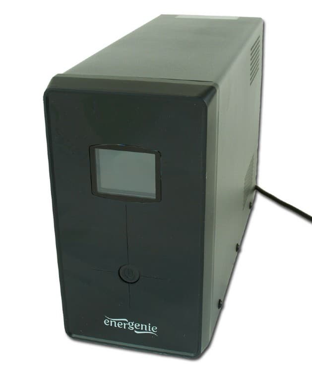 UPS GEMBIRD, Line Int. cu management, mini tower, 1200VA/720W, AVR, IEC x 3/ Schuko x 2, 2 x baterie 12V/7Ah, display LCD, back-up 1 - 10 min., "EG-UPS-033"