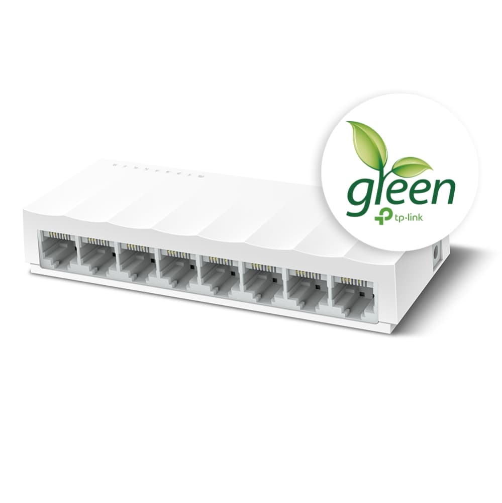 SWITCH TP-LINK 8 porturi 10/100 Mbps LiteWave "LS1008" — miniatură