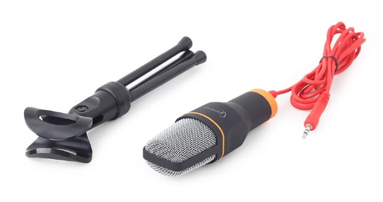 MICROFON GEMBIRD, suport tip trepied, conector Jack 3.5 mm, negru, "MIC-D-03" — miniatură
