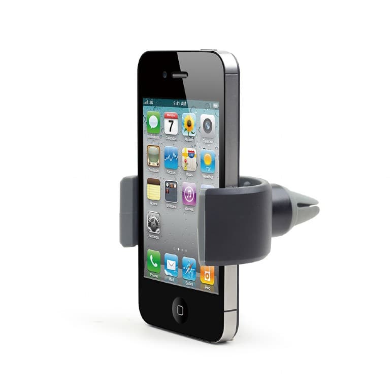 SUPORT auto GEMBIRD pt. SmartPhone, fixare in grilaj bord, neajustabil, rotire 360 grade, black, "TA-CHAV-03" — miniatură