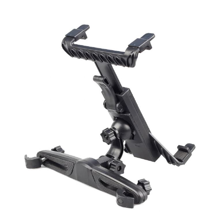 SUPORT auto GEMBIRD pt. Tableta, fixare pe tetiera, rotire 360 grade, black "TA-CHHR-02" — miniatură