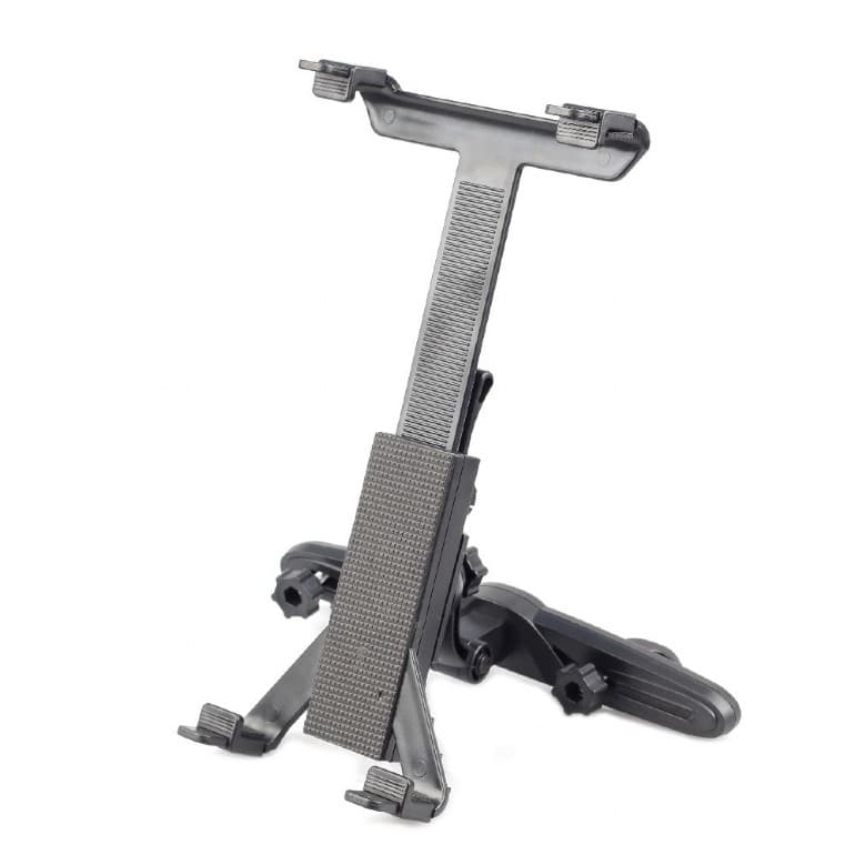 SUPORT auto GEMBIRD pt. Tableta, fixare pe tetiera, rotire 360 grade, black "TA-CHHR-02" — miniatură