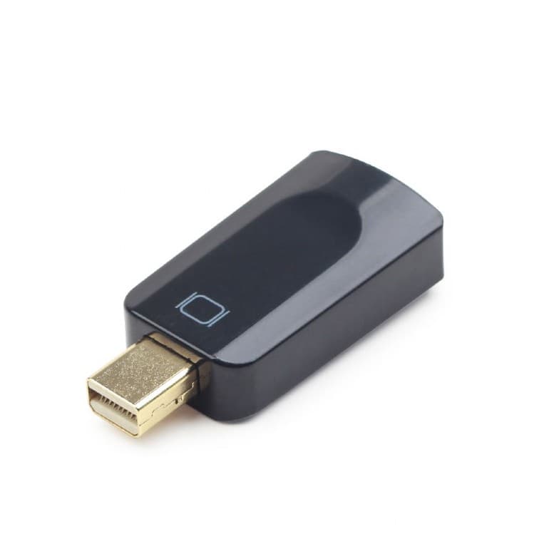 ADAPTOR video GEMBIRD, Mini-DisplayPort (T) la HDMI (M), rezolutie maxima Full HD (1920 x 1080) la 60Hz, black, "A-mDPM-HDMIF-01"