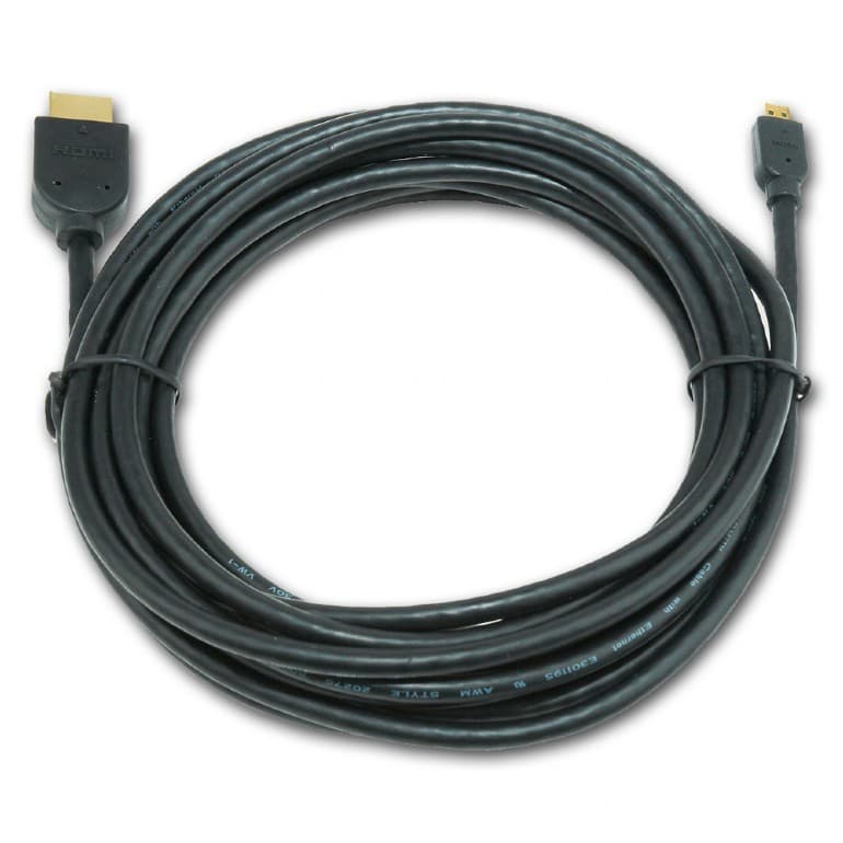 CABLU video GEMBIRD, adaptor HDMI (T) la Micro-HDMI (T), 3m, conectori auriti, negru, "CC-HDMID-10" — miniatură
