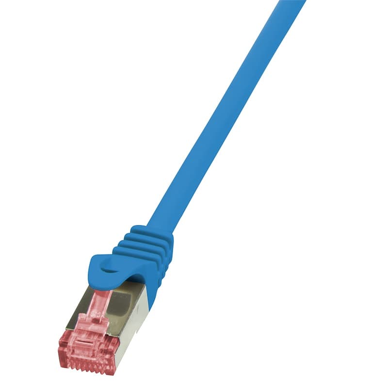 PATCH CORD S/FTP LOGILINK Cat6, LSZH, cupru, 2 m, albastru, AWG27, dublu ecranat "CQ2056S"