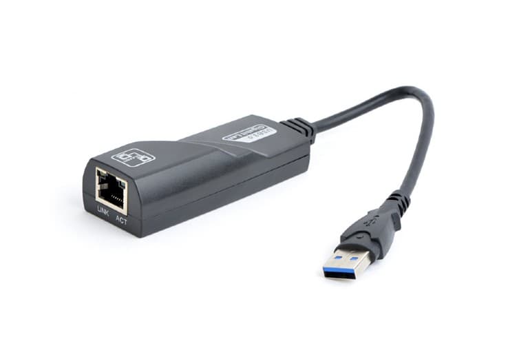 ADAPTOR RETEA GEMBIRD, extern, USB 3.0, port RJ-45, 1000 Mbps, "NIC-U3-02"