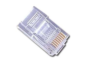 MUFA RJ-45 GEMBIRD pt. cablu UTP, Cat5e, RJ-45 (T), plastic, 100 buc, "PLUG3UP6/100"
